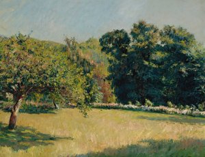 Un Jardin a Trouville by Gustave Caillebotte Oil Painting