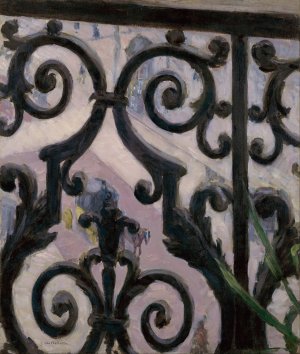 View from a balcony by Gustave Caillebotte Oil Painting