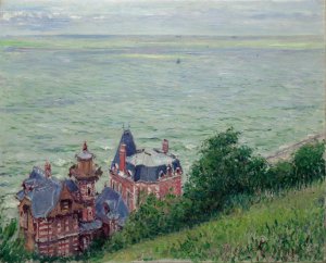 Villas at Trouville by Gustave Caillebotte Oil Painting