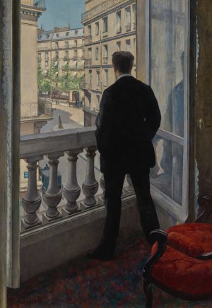 Young Man at His Window by Gustave Caillebotte Oil Painting