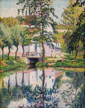Moulin de Perigny by Gustave Cariot Oil Painting