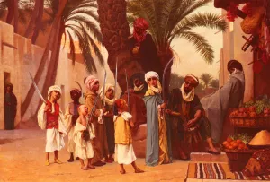 A Tale of 1001 Nights by Gustave Clarence Rodolphe Boulanger - Oil Painting Reproduction