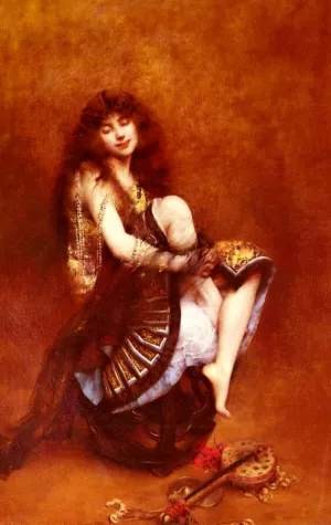 La Bayadere Oil painting by Gustave Claude Etienne Courtois