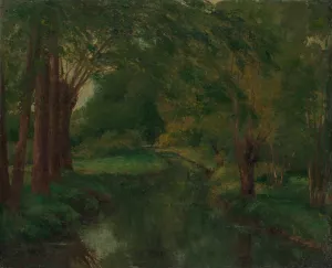 A Brook in a Clearing by Gustave Courbet Oil Painting