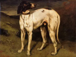 A Dog from Ornans by Gustave Courbet Oil Painting