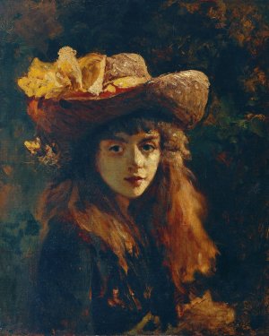 Bildnis Eines Madchens by Gustave Courbet Oil Painting