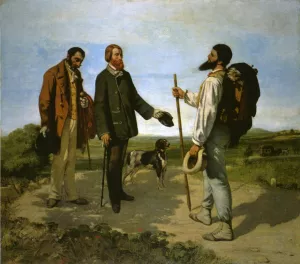 Bonjour, Monsieur Courbet by Gustave Courbet Oil Painting