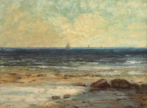 Bords de la Mer, Palavas by Gustave Courbet Oil Painting