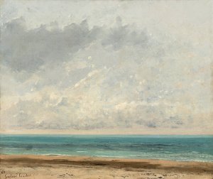 Calm Sea by Gustave Courbet Oil Painting