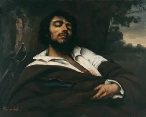 Der Verwundete Oil painting by Gustave Courbet
