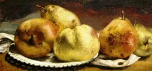 Fruit by Gustave Courbet Oil Painting