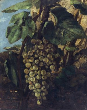 Grappe De Raisins by Gustave Courbet Oil Painting
