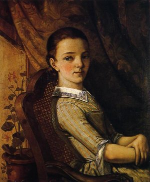 Juliette Courbet by Gustave Courbet Oil Painting