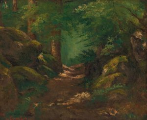 La Clairiere by Gustave Courbet Oil Painting