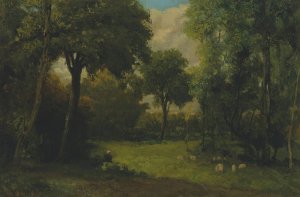 La Clairiere by Gustave Courbet Oil Painting