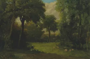 La Clairiere by Gustave Courbet Oil Painting