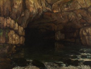 La source de la Loue by Gustave Courbet Oil Painting