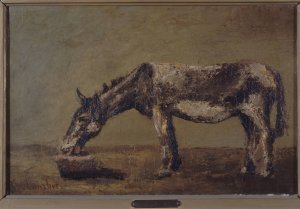 L'ane by Gustave Courbet Oil Painting
