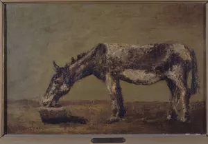 L'ane by Gustave Courbet Oil Painting