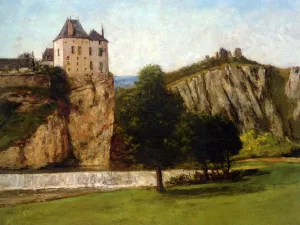 Le Chateau de Thoraise painting by Gustave Courbet