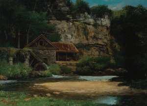 Le Moulin by Gustave Courbet Oil Painting