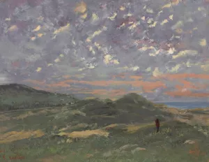 Les Dunes De Deauville by Gustave Courbet Oil Painting