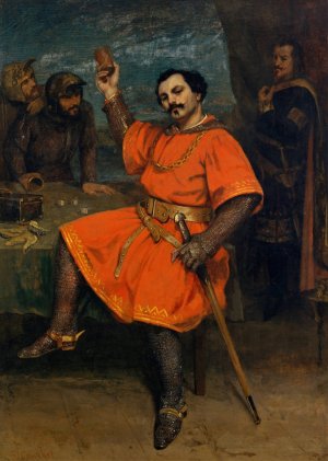 Louis Gueymard by Gustave Courbet Oil Painting