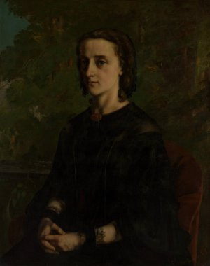 Madame Frederic Breyer by Gustave Courbet Oil Painting