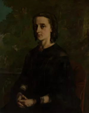 Madame Frederic Breyer by Gustave Courbet Oil Painting