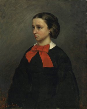 Mademoiselle Jacquet by Gustave Courbet Oil Painting