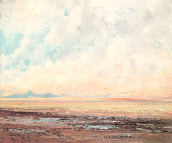 Marine by Gustave Courbet - Hand-Painted Oil Painting Reproduction