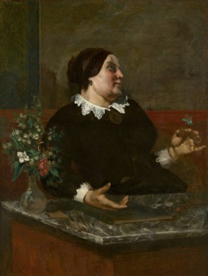 Mere Gregoire by Gustave Courbet Oil Painting