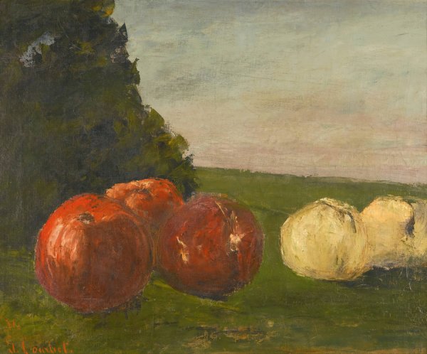 Nature Morte  by Gustave Courbet - Hand-Painted Oil Painting Reproduction