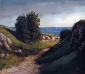 Path to the Sea by Gustave Courbet Oil Painting