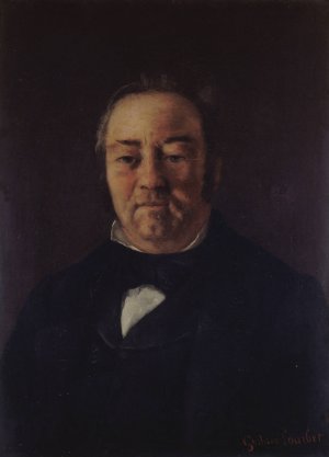 Portrait de Monsieur Corbinaud by Gustave Courbet Oil Painting