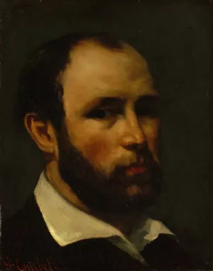 Portrait of a Man by Gustave Courbet Oil Painting