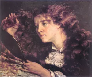 Portrait of Jo, the Beautiful Irish Girl by Gustave Courbet - Oil Painting Reproduction