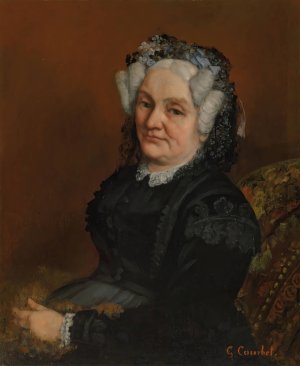 Portrait of Madame Sophie Loiseau by Gustave Courbet Oil Painting