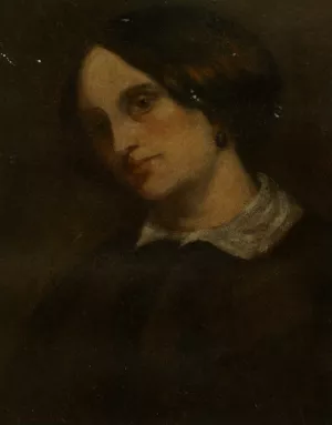 Portrait of Madthilde Couq painting by Gustave Courbet