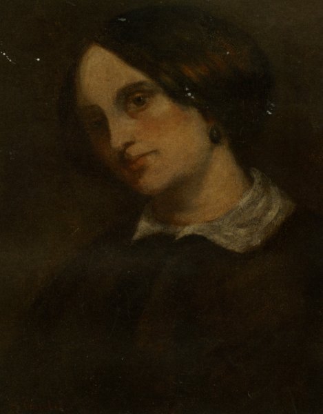Portrait of Madthilde Couq by Gustave Courbet - Hand-Painted Oil Painting Reproduction