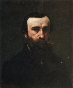 Portrait of Monsieur Nicolle by Gustave Courbet Oil Painting
