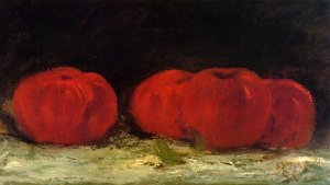 Red Apples by Gustave Courbet Oil Painting