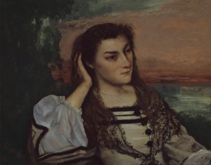 Reverie by Gustave Courbet Oil Painting
