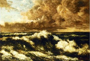 Seascape 3 by Gustave Courbet Oil Painting