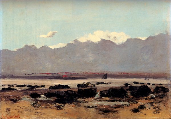 Seascape Near Trouville by Gustave Courbet - Hand-Painted Oil Painting Reproduction