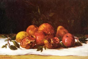 Still Life painting by Gustave Courbet