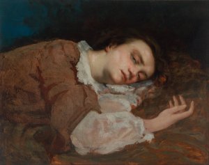 Study For Les Demoiselles Des Bords De La Seine by Gustave Courbet Oil Painting