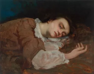 Study For Les Demoiselles Des Bords De La Seine by Gustave Courbet Oil Painting