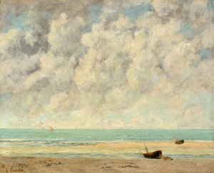 The Calm Sea by Gustave Courbet Oil Painting