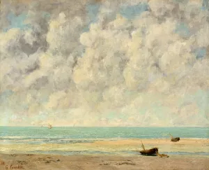 The Calm Sea by Gustave Courbet Oil Painting